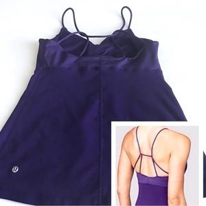 Lululemon lolo purple tadasana tank